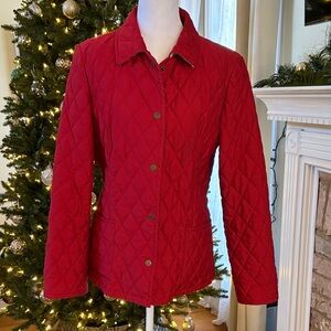 Brooks Brothers Women's Scarlet Quilted Jacket